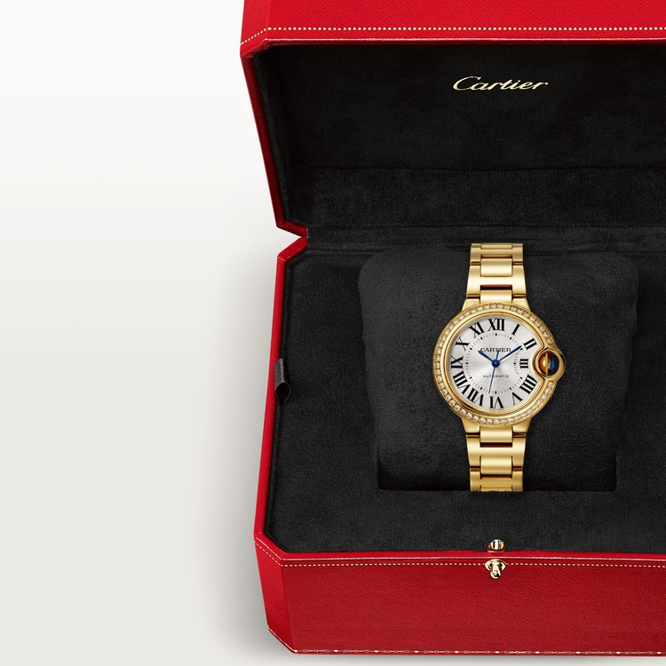 BALLON BLEU Diamond Yellow Gold 33mm