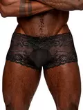 Male Power Black Lace Boxers