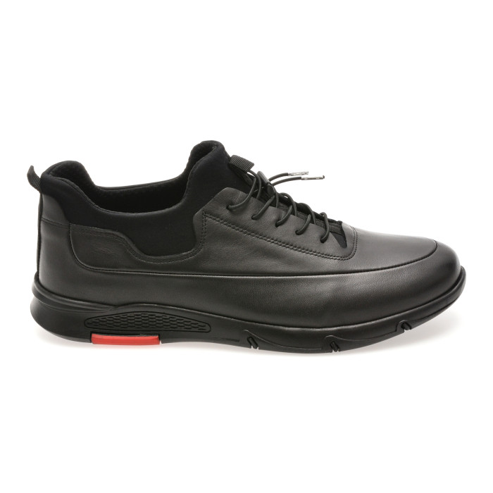 Pantofi sport BITE THE BULLET negri, CASP24, din piele naturala
