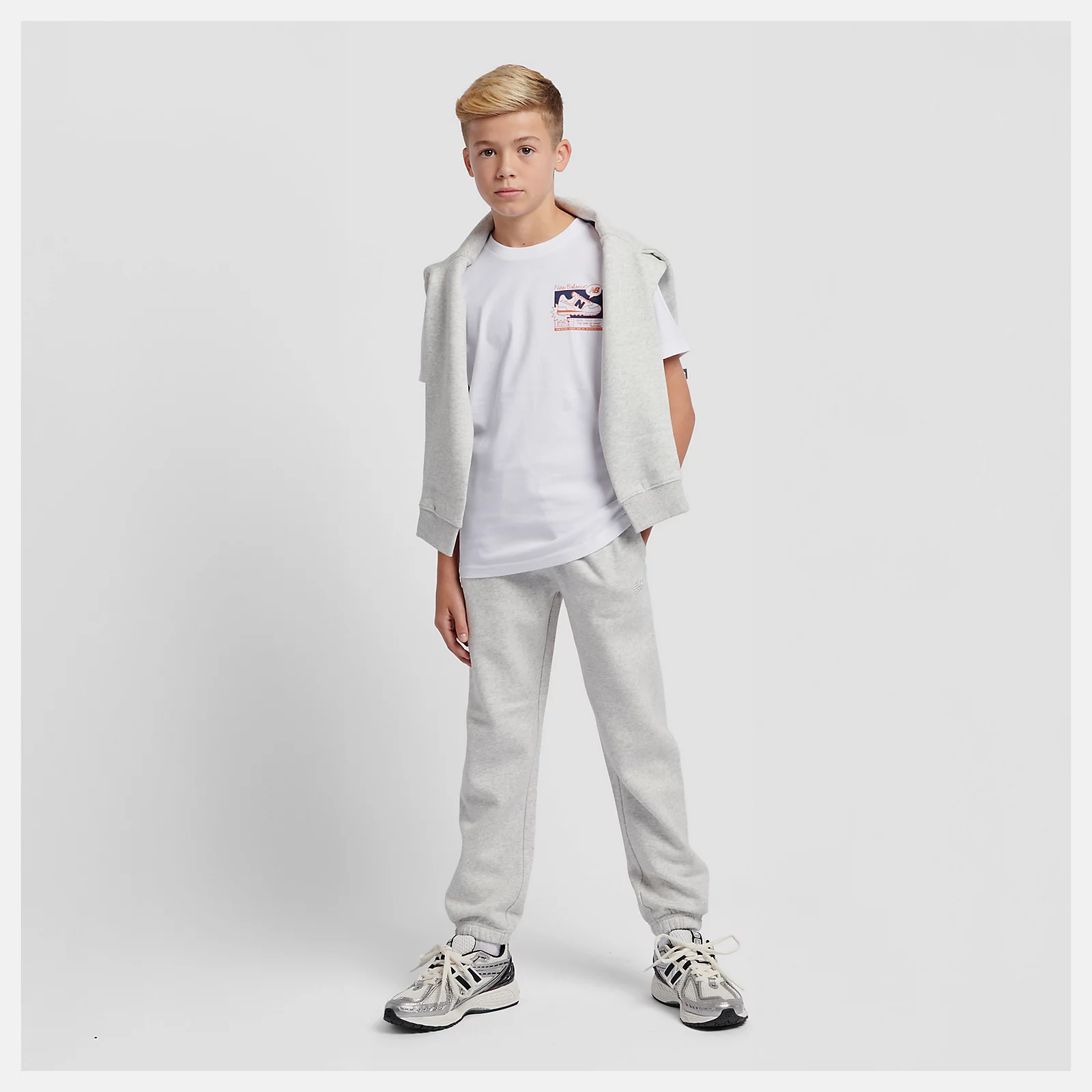 Brush Back Small Logo Jogger