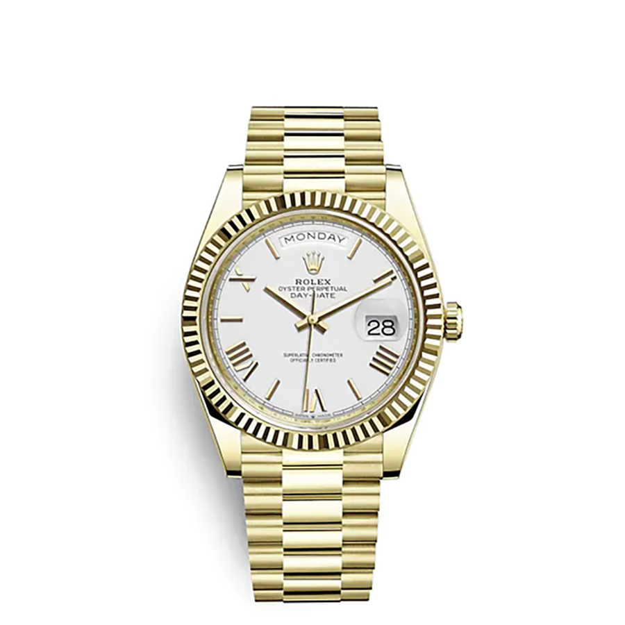 Rolex Day-Date 40 White/18 carat yellow gold 40 mm