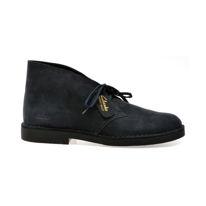 Ghete CLARKS bleumarin, DESERT BT EVO, din piele intoarsa