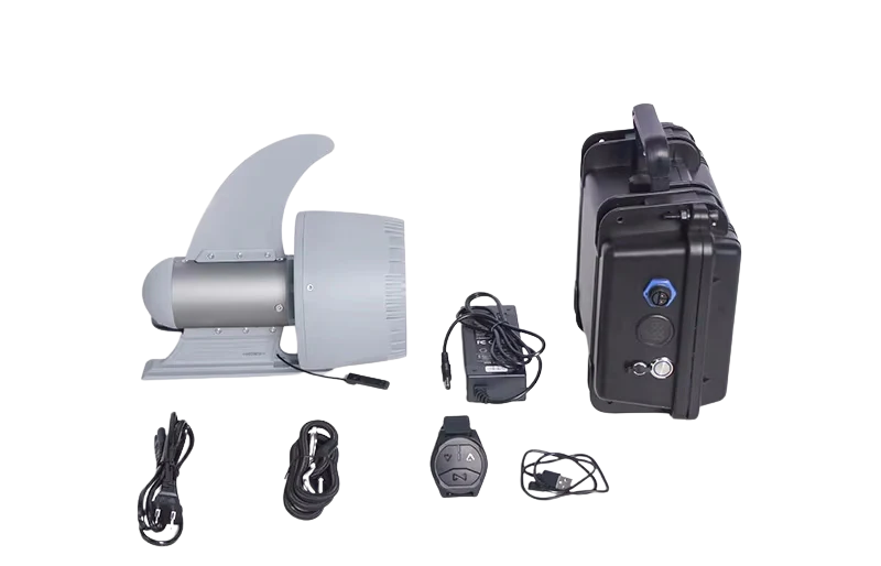 HAVOSPARK Y01 Electric Underwater Thruster for SUP – 600W, 13.5kg Thrust, 3 Forward & 1 Reverse Gear