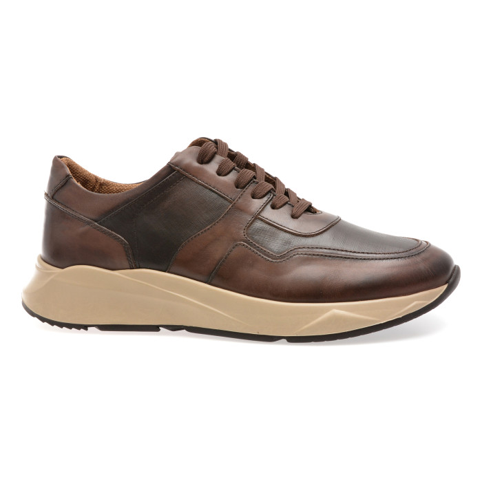 Pantofi sport BITE THE BULLET maro, 8129, din piele naturala