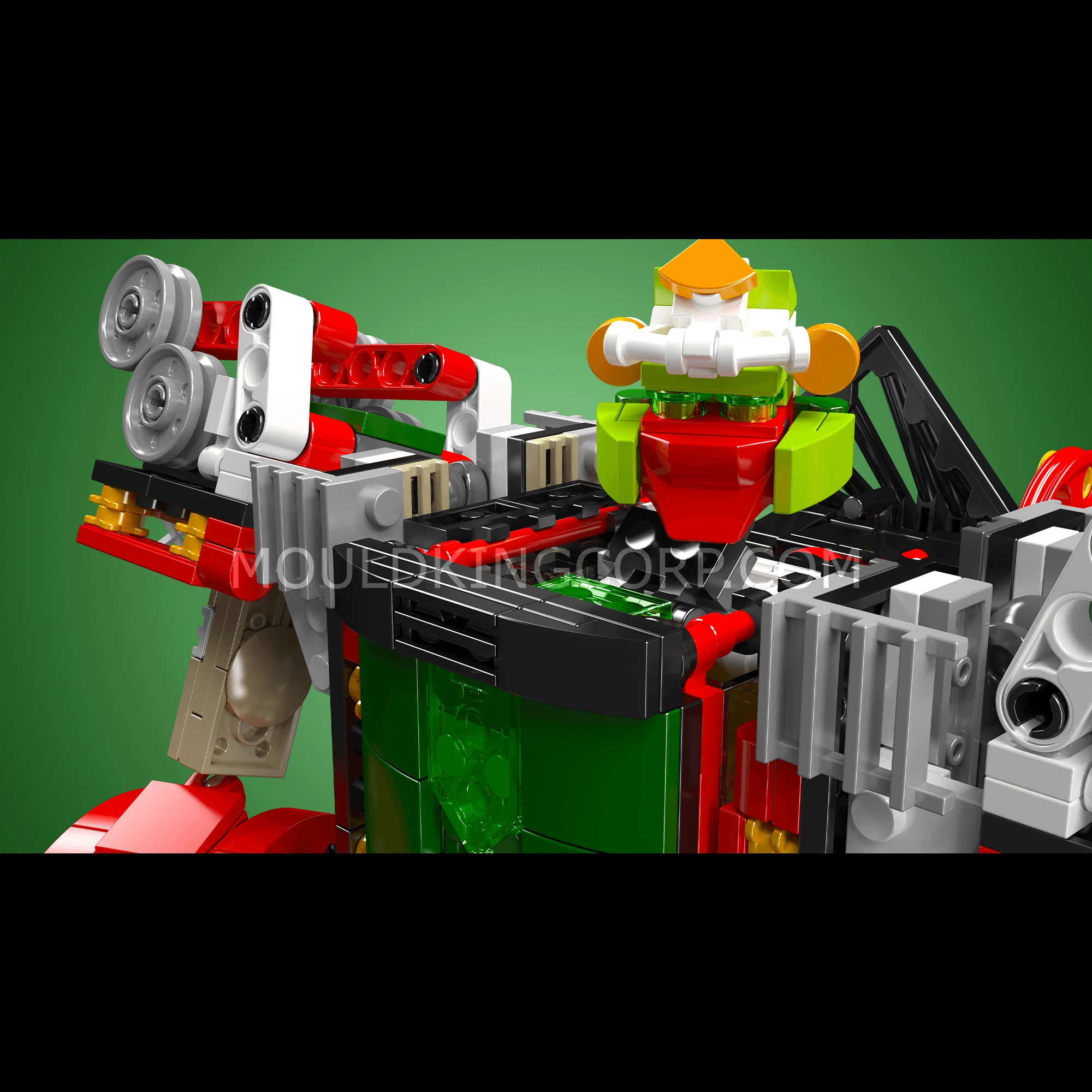 Mould King 12028 2in1 Transformer Christmas Train Building Set | 1,522 PCS