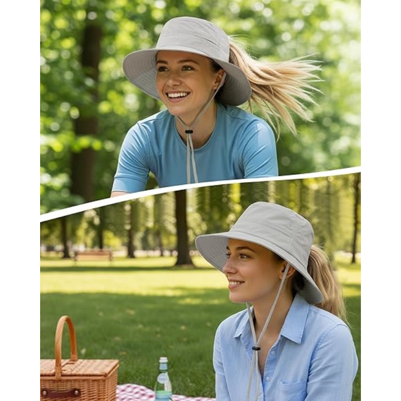 Womens Ponytail Sun Hat