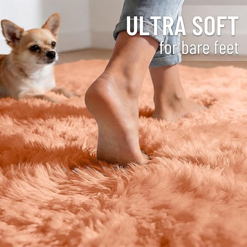 6x9 Machine Washable Large Area Rugs for Living Room, Bedroom