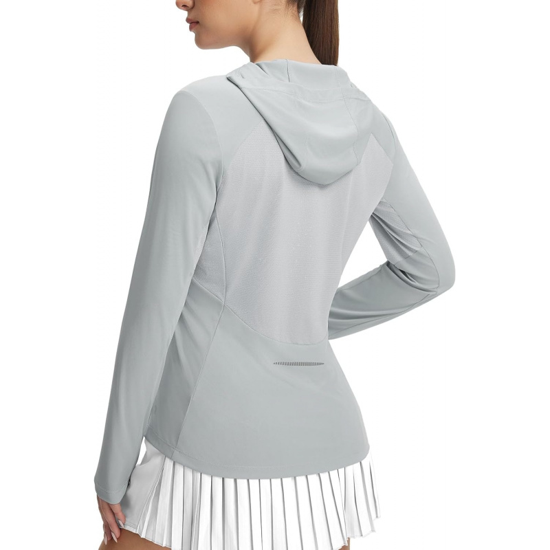 AURETOP Women's Sun Shirts UPF 50+ Mesh Back Lightweight Long
