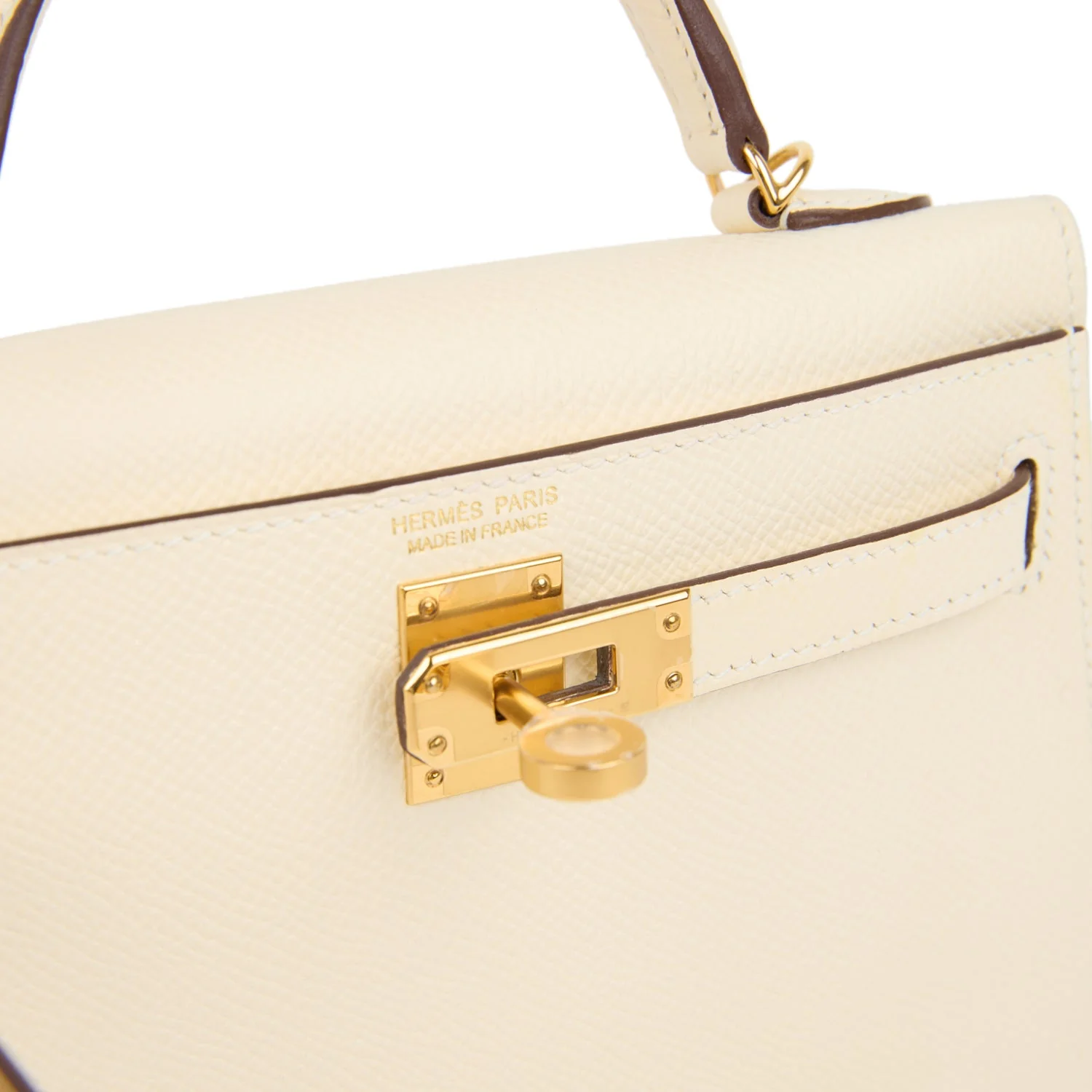 Hermes Kelly Sellier 20 Nata Epsom Gold Hardware