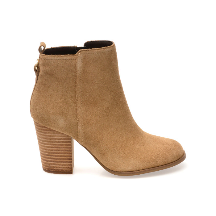 Botine ALDO maro, NOEMIA 210, din piele intoarsa