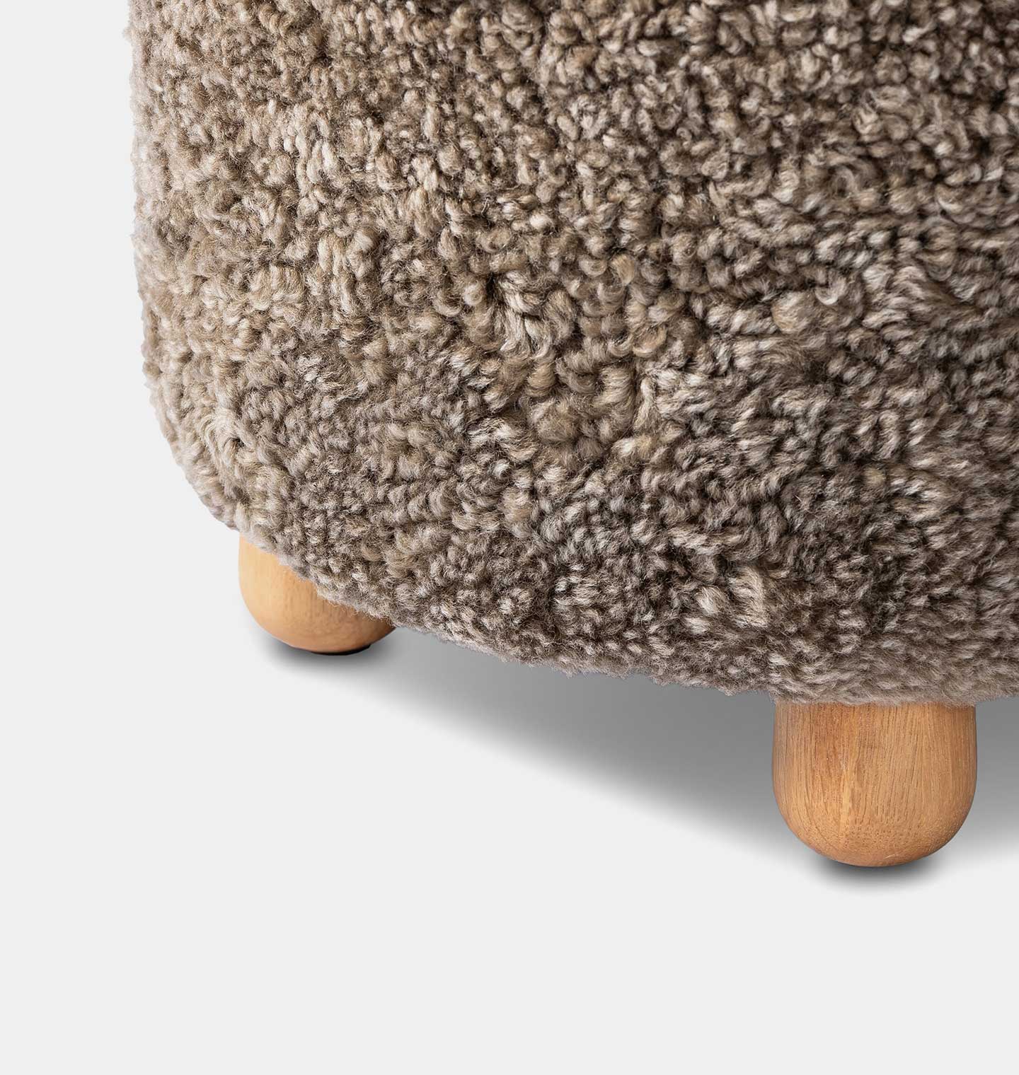 Tocho Shearling Footed Stool