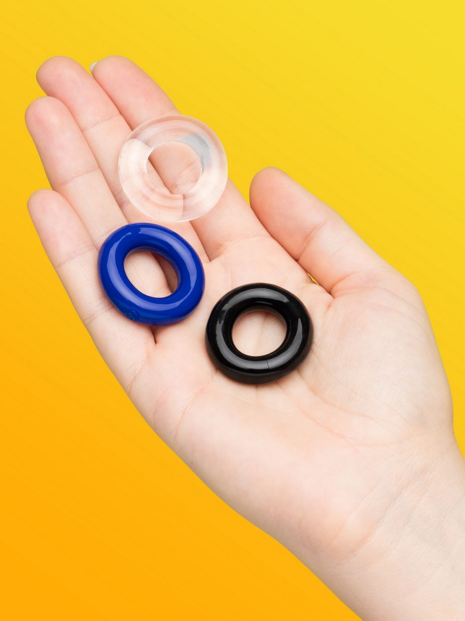 BASICS Doughnut Cock Ring Multipack (3 Pack)