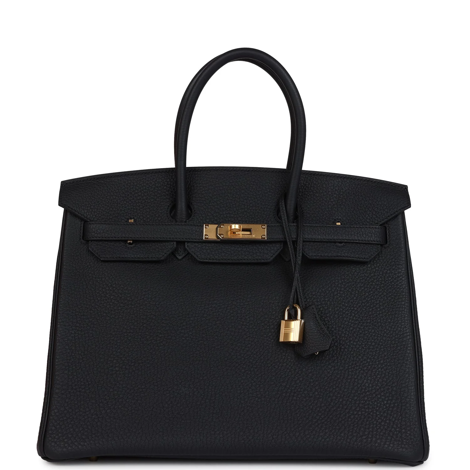 Hermes Birkin 35 Black Togo Gold Hardware