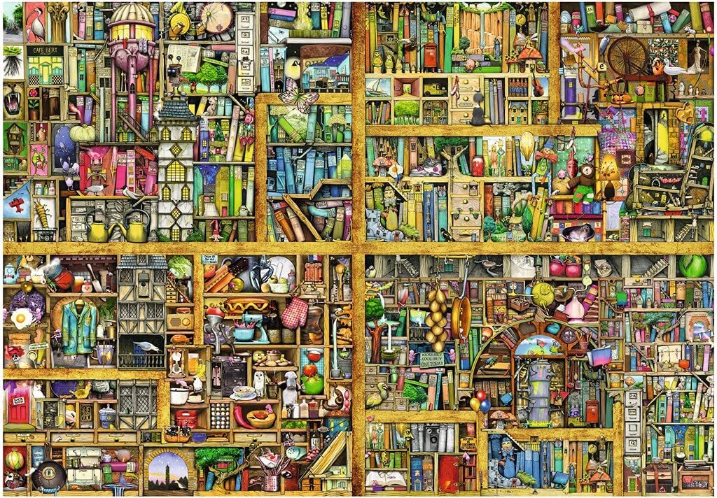 Colin Thompson Magical Bookcase 18000 Piece Puzzle