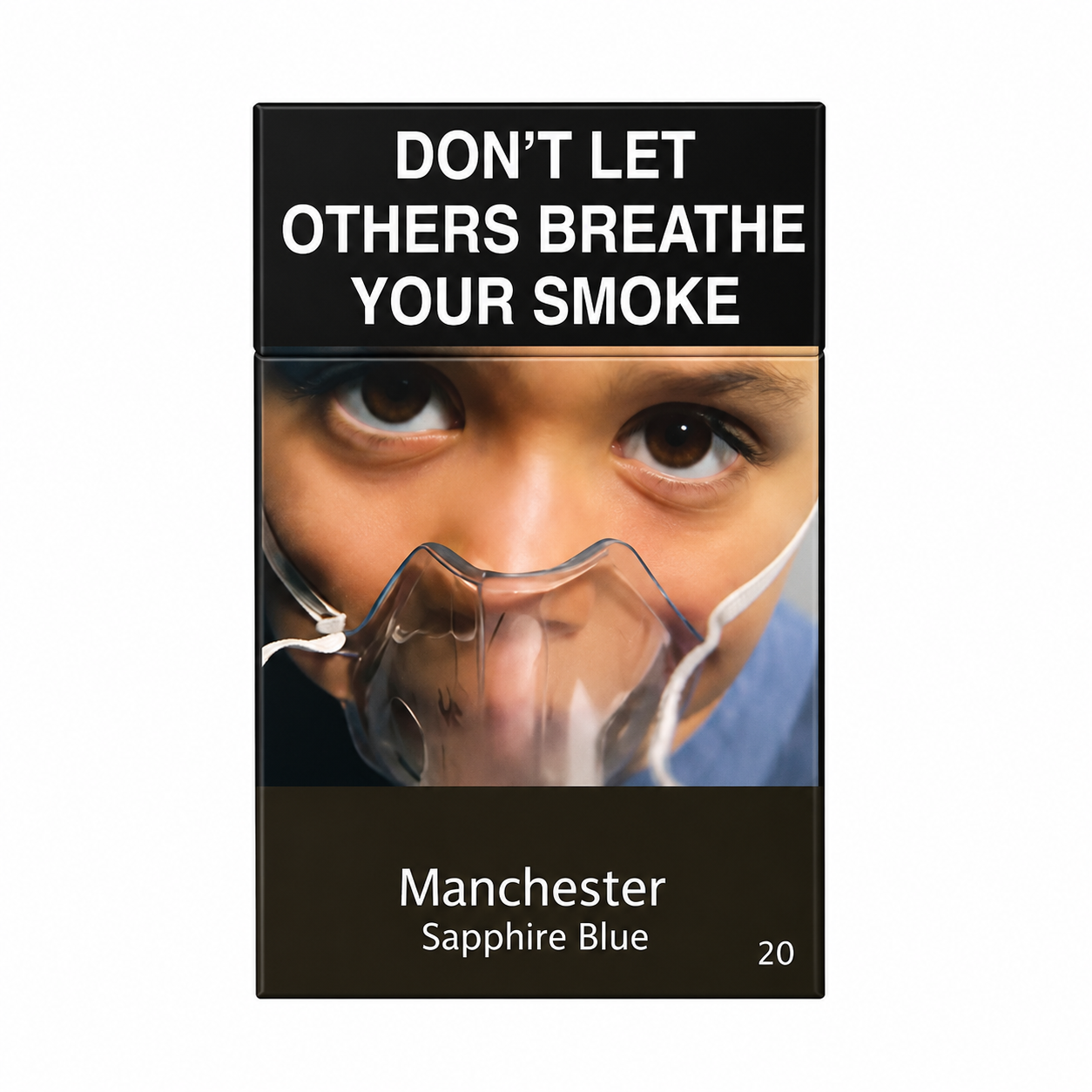 Manchester Sapphire Blue Carton