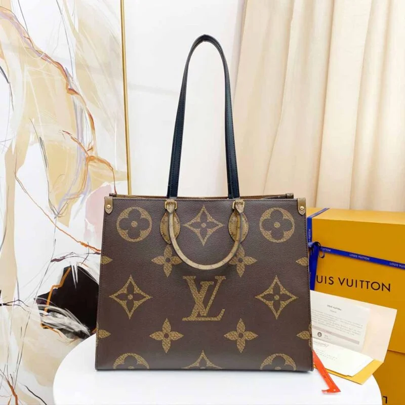 Louis Vuitton Onthego Gm-M45320 41Cm Blk/Blue/Red
