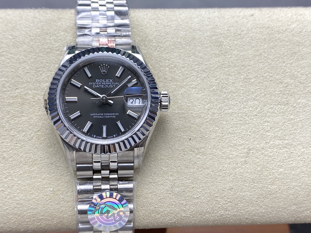 Rolex Datejust 279174 0011 28 mm Dark Grey Dial Women's Watch