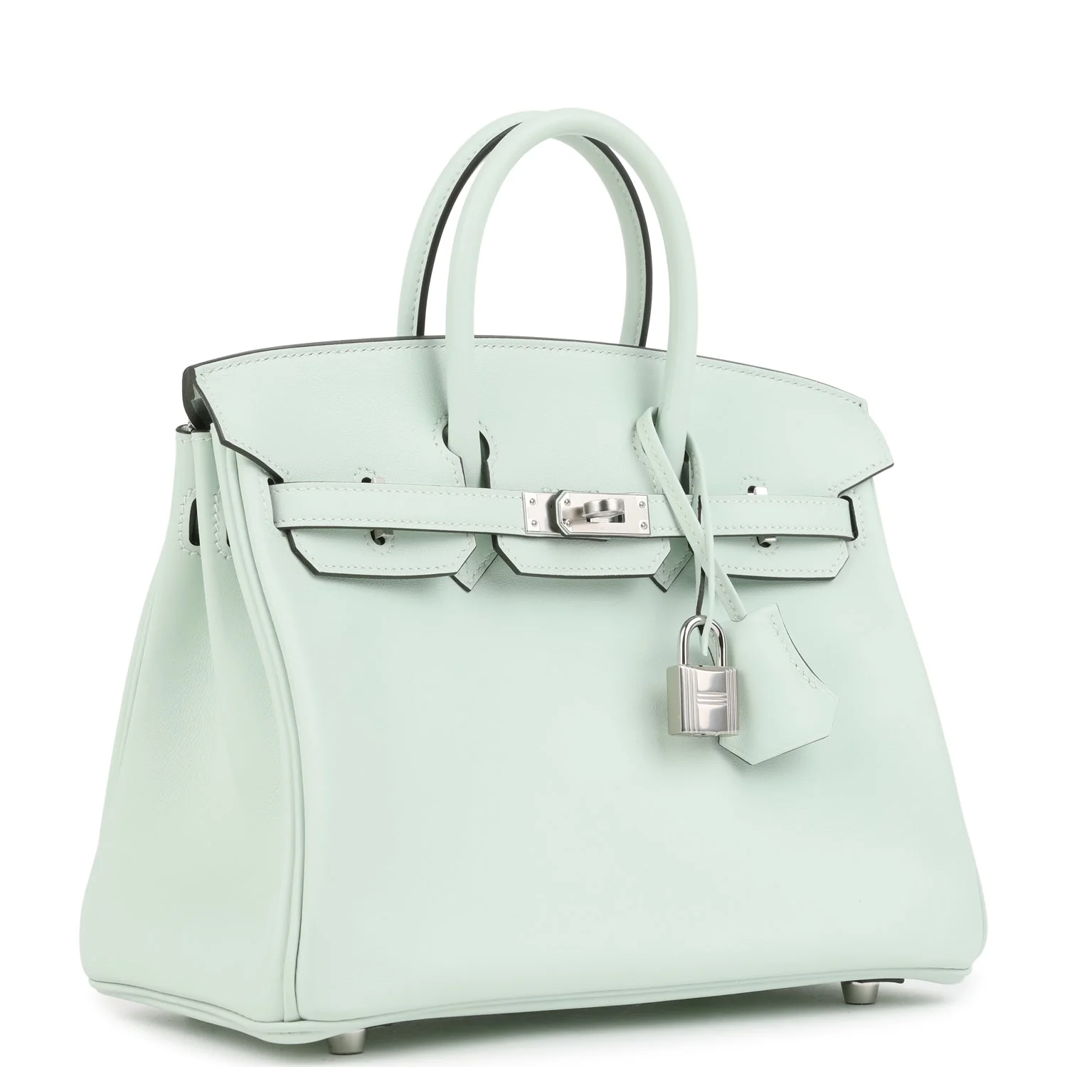 Hermes Birkin 25 Vert Peppermint Swift Palladium Hardware