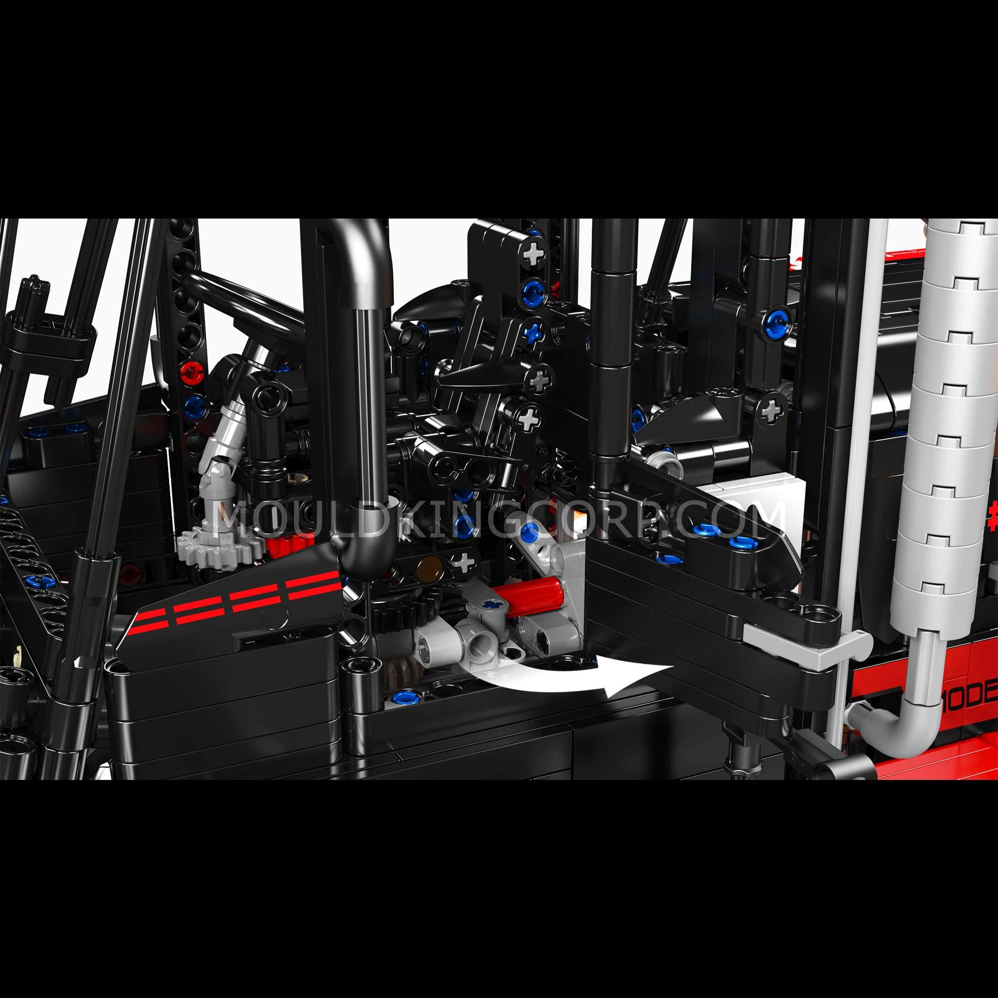 Mould King 17044/17045 Heavy-Duty Forklift Remote Controlled Building Set | 4,579 Pcs