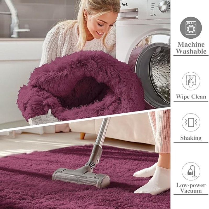 6x9 Machine Washable Large Area Rugs for Living Room, Bedroom