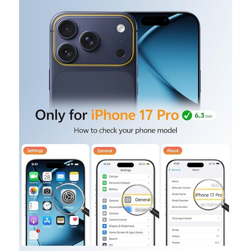 SHELLOOM iPhone 17 Pro Case