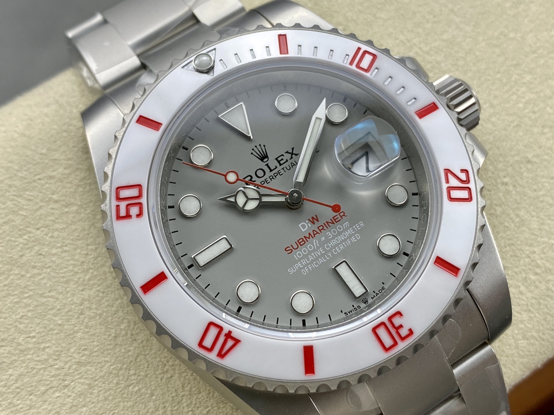 Rolex DIW Submariner Date Sandblasted 116610 Limited Edition Full 904L Grey Dial 40mm