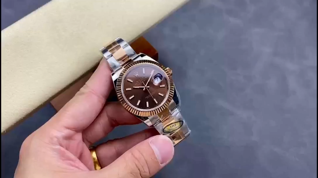 Rolex Datejust 41 Everose Gold Automatic 126331 0001 Chocolate Men's Watch