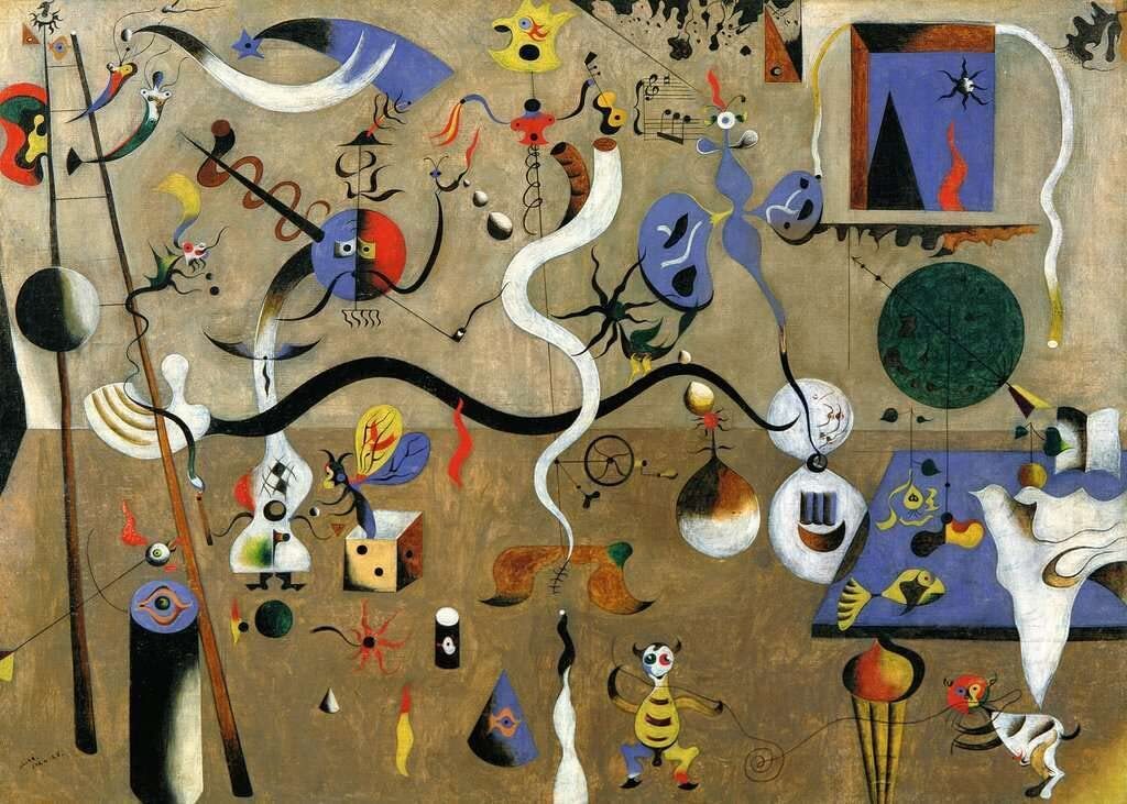Art Collection Le Carnaval d’ Arlequin by Joan Miro 1000 Piece Puzzle