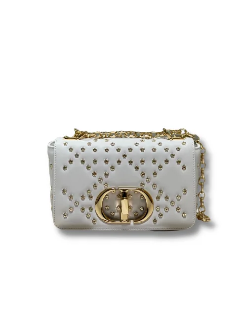 Small Caro Bag White/Black For Women 8in/20cm M9241UNHH_M030