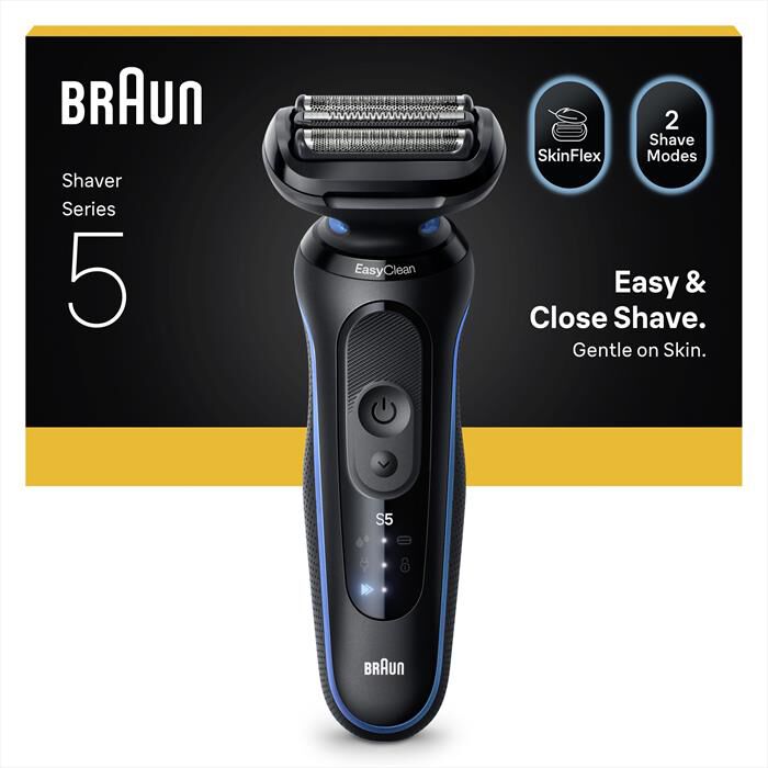 BRAUN - Rasoio SHAVER 52-B1000S-BLU