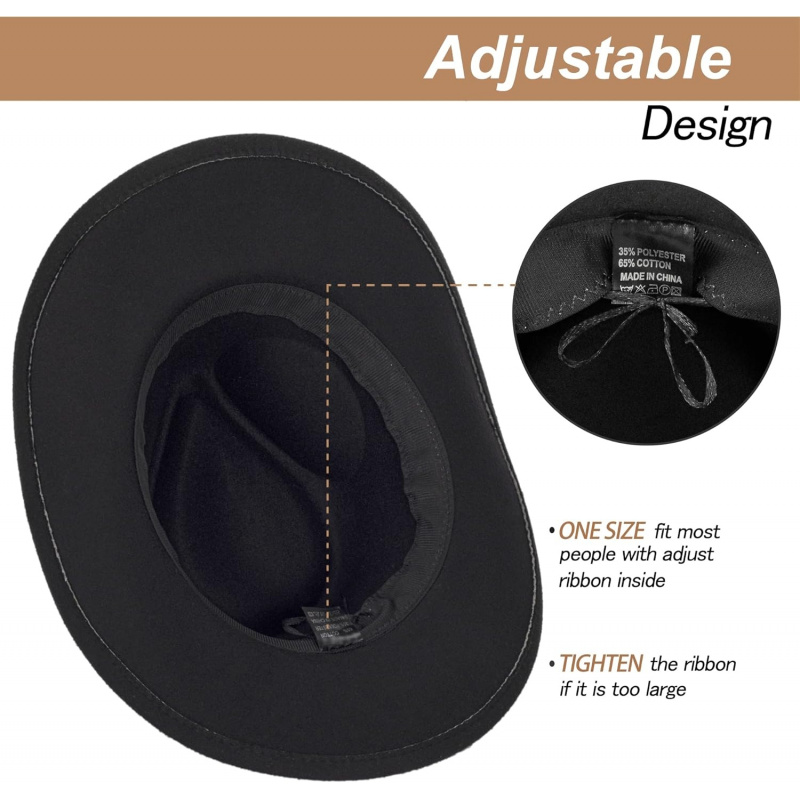 Women's Western Cowboy Hats Studded Pinched