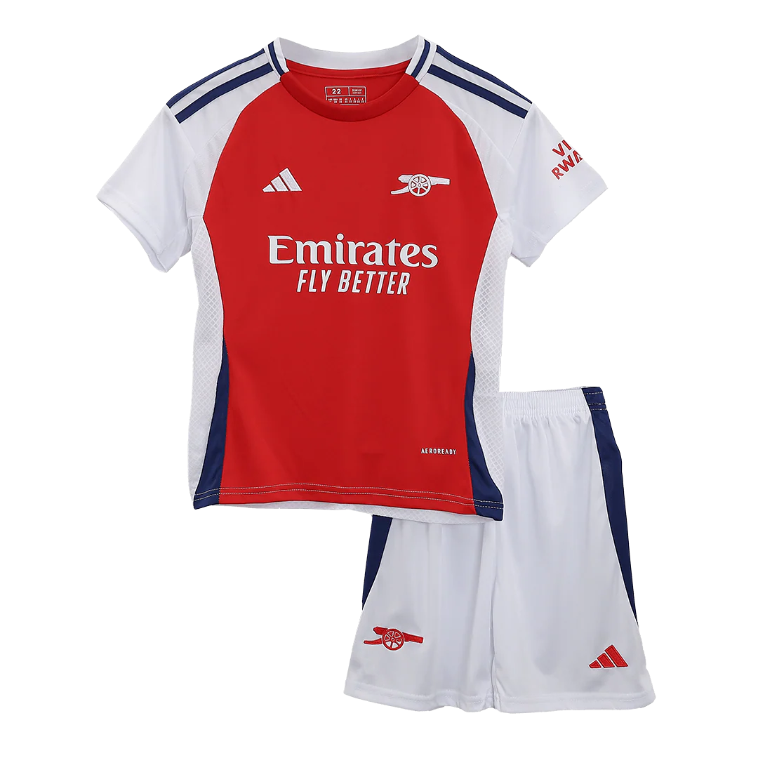Kids Arsenal Home Kit 2024/2025 - Red and White