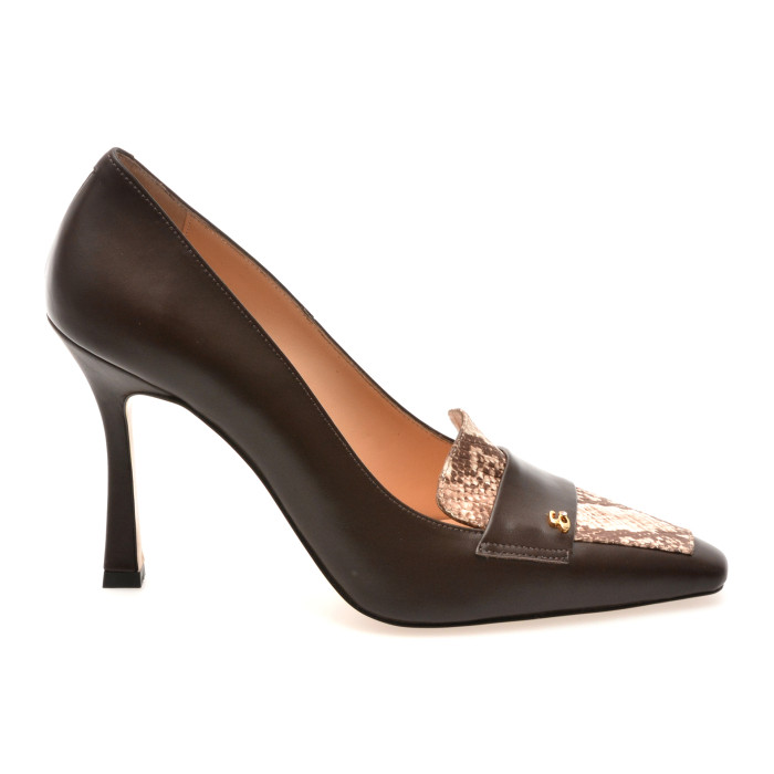 Pantofi eleganti EPICA maro, 6673540, din piele naturala