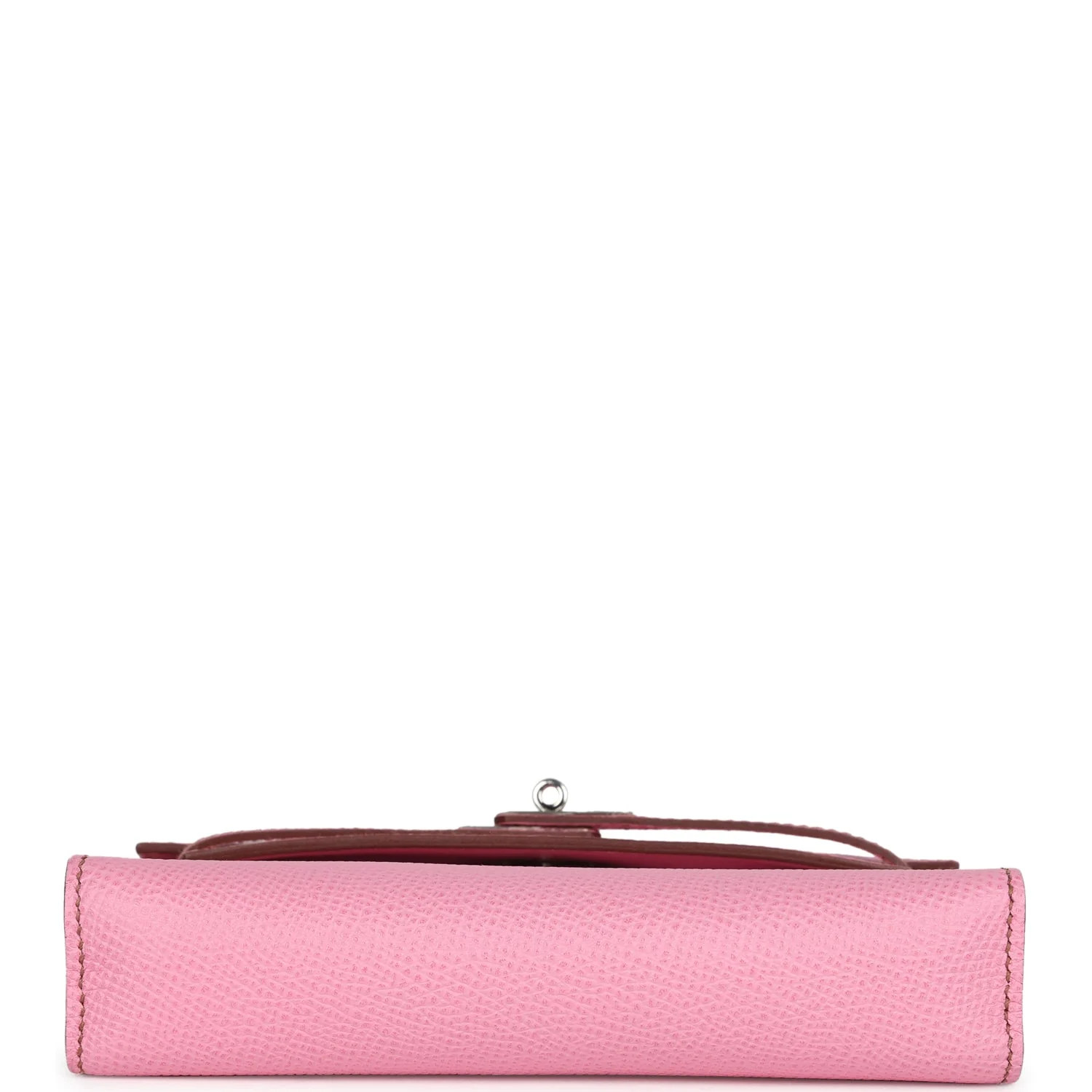 Hermes Micro Kelly 15 Bubblegum Epsom Palladium Hardware