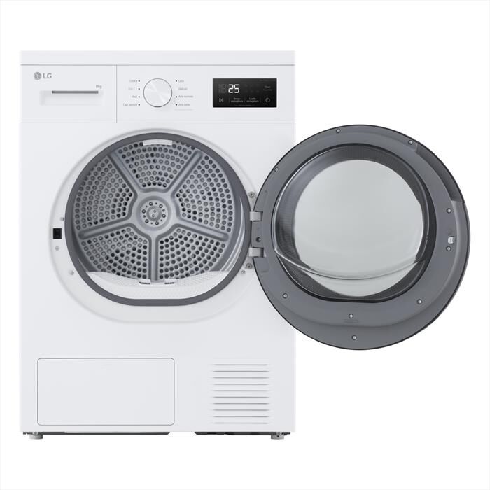 LG - Asciugatrice RNA1008NWK 8Kg Classe D-Bianco