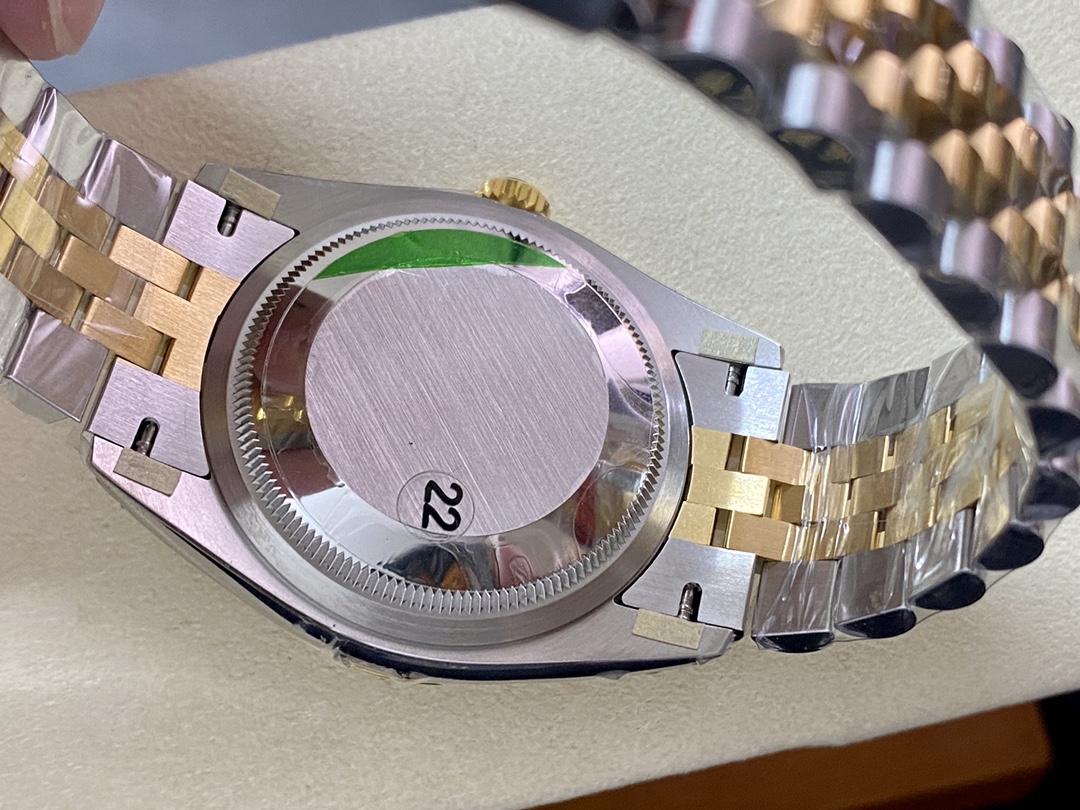 Rolex Datejust Two-Tone Steel Yellow Gold Fluted Bezel m126233 0035 36mm Unisex Replica Watch