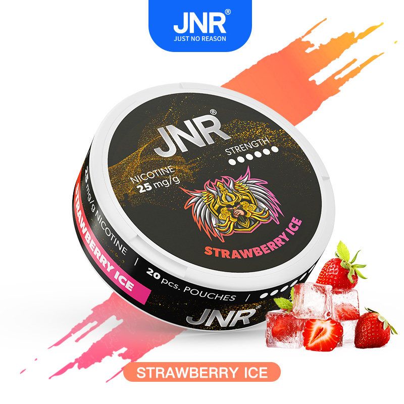Strawberry lce -JNR Nicotine Pouches 25mg Nic