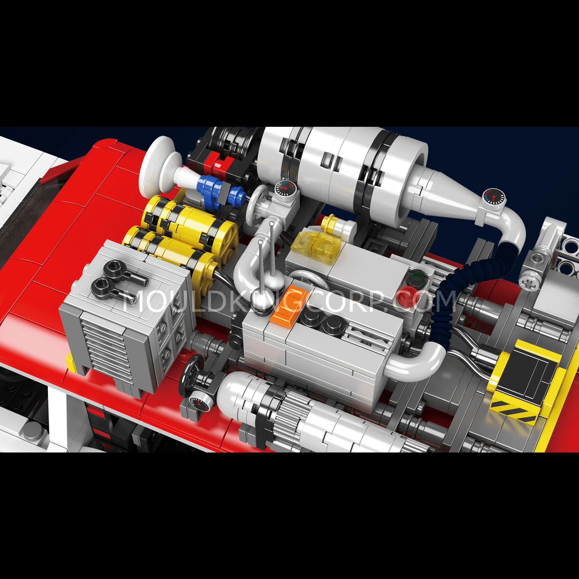 Mould King 10071 Ghost Hunter Bus Model Building Set | 2,468 Pcs