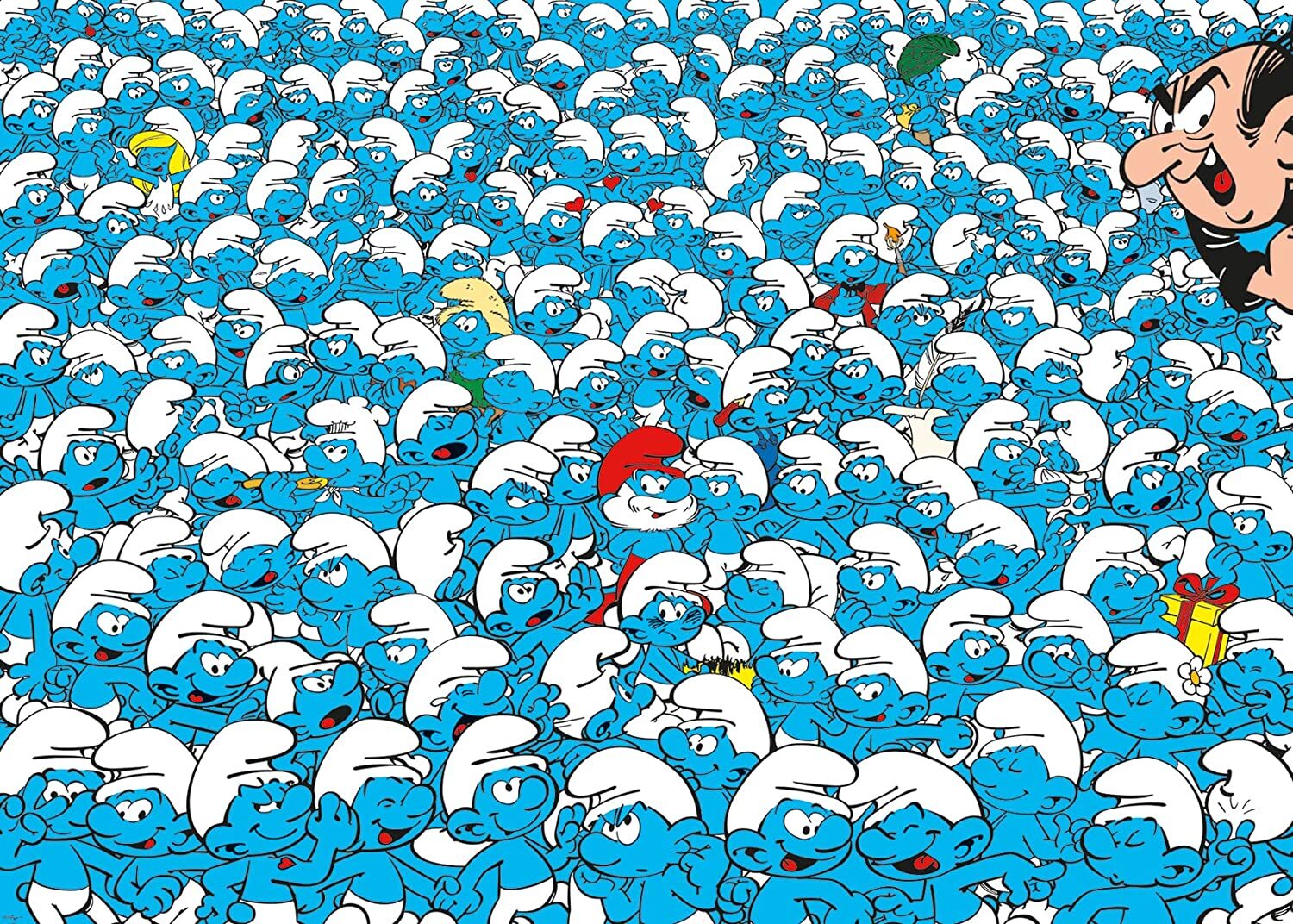 The Smurfs Challenge 1000 Piece Puzzle
