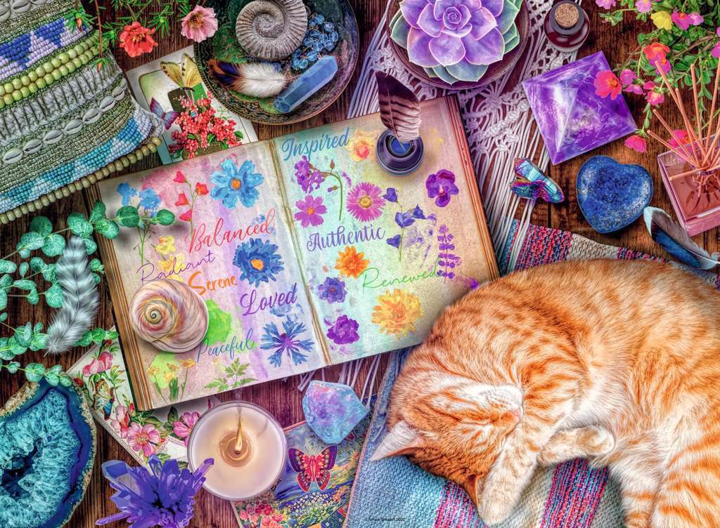 Aimee Stewart Purrfect Peace 500 Piece Puzzle
