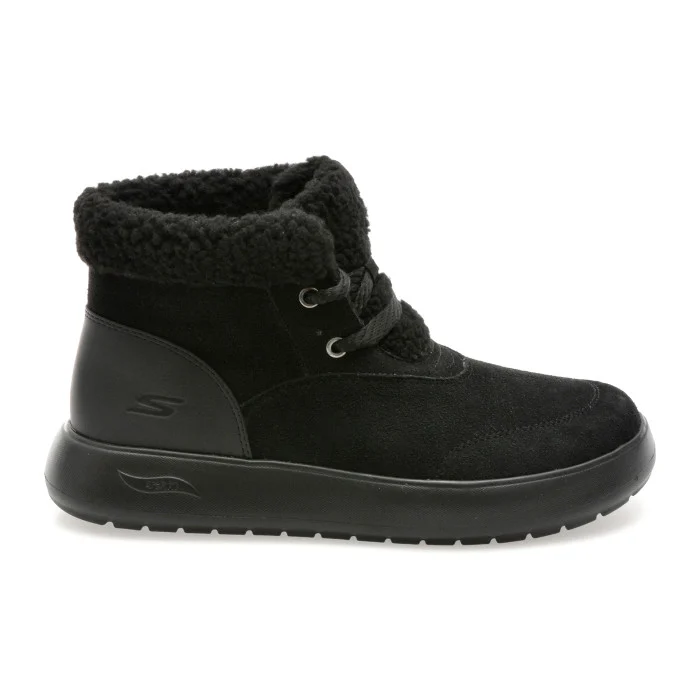 Ghete SKECHERS negre, ARCH FIT HORIZON BOOT, din piele naturala