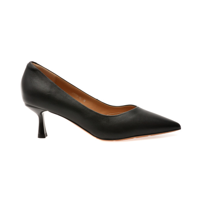 Pantofi eleganti EPICA negri, D05555, din piele naturala