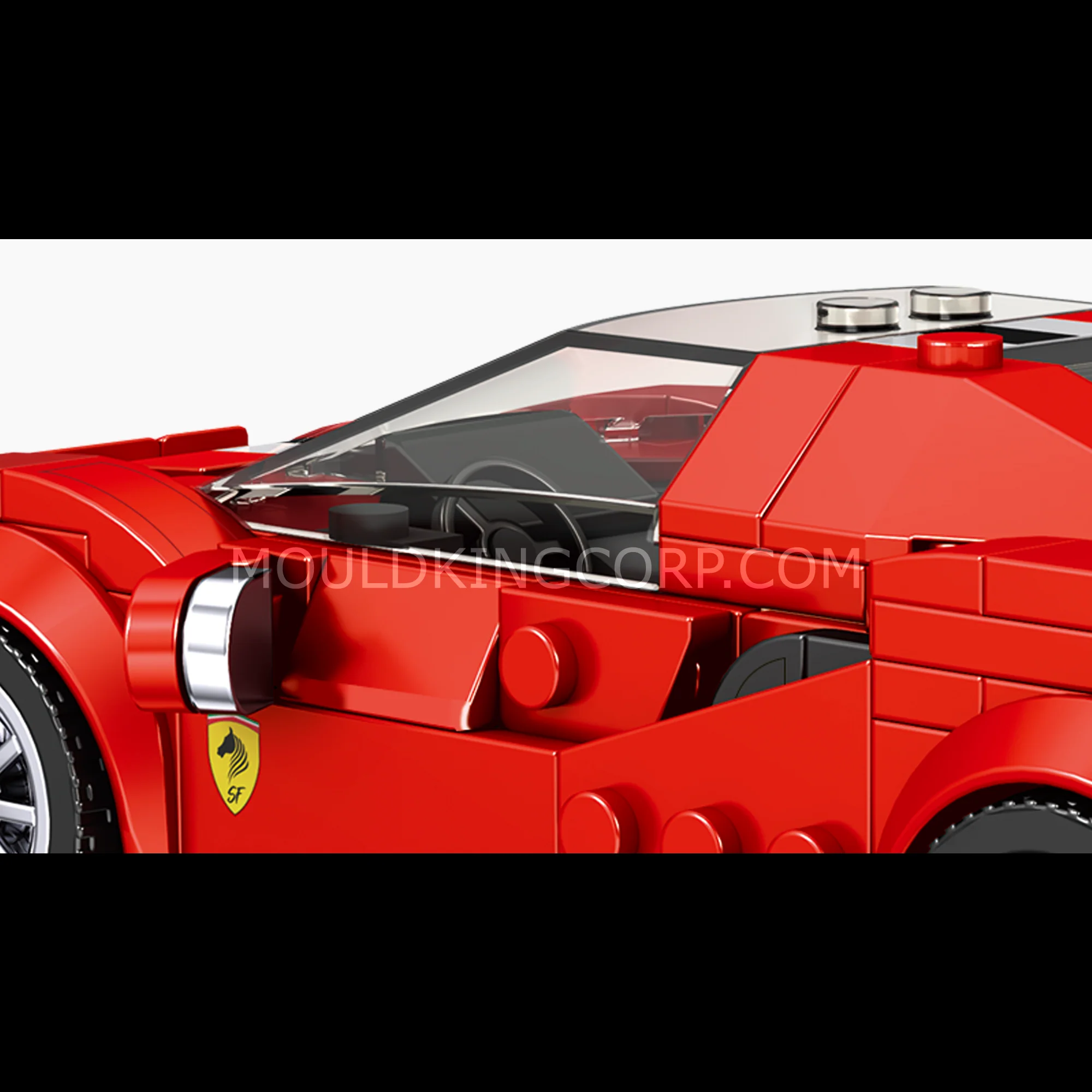 Mould King 27006 The 488 GTB Mini Sports Car Building Set | 329 PCS