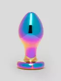 Lovehoney Sensual Glass Small Iridescent Butt Plug 3 Inch