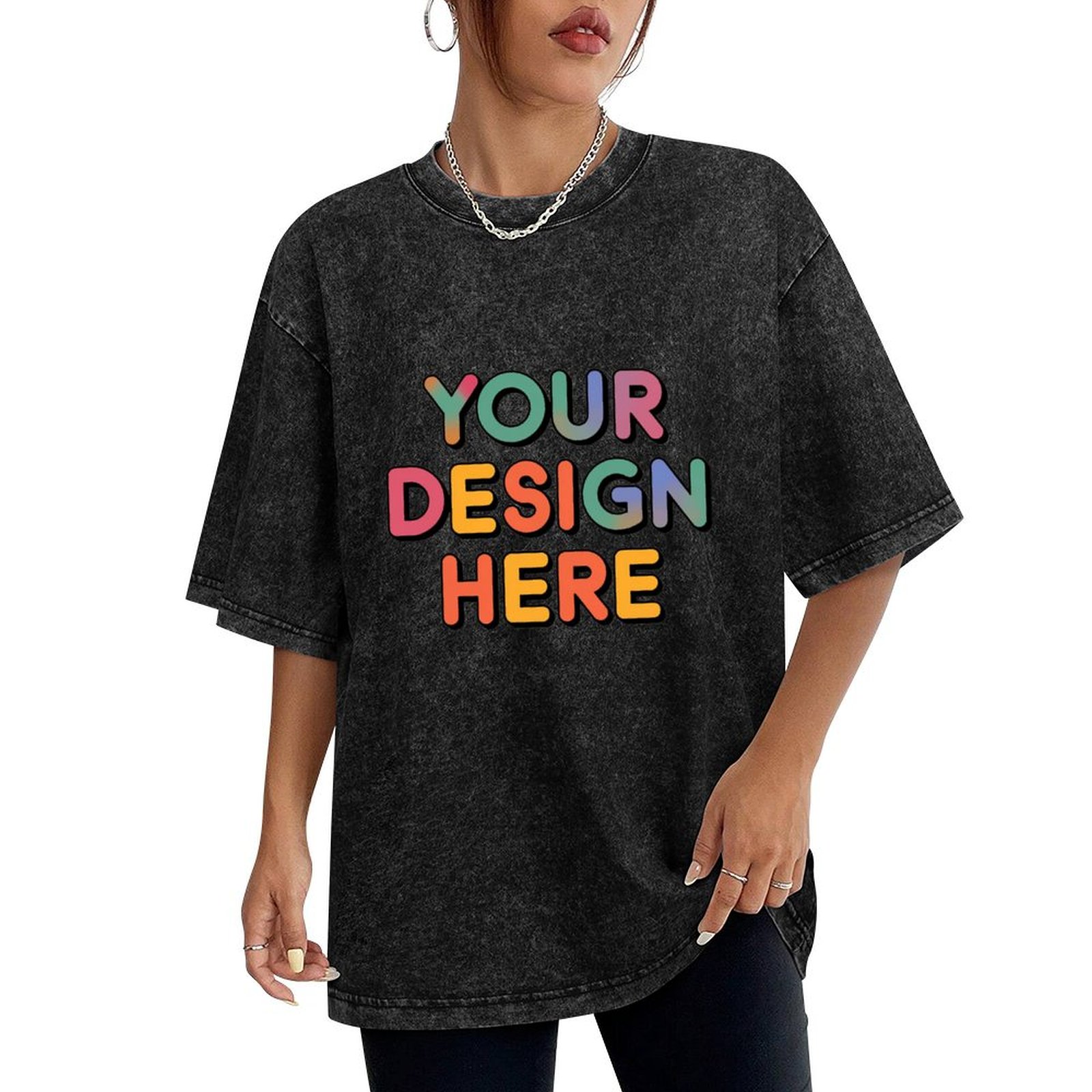 Personalized Custom Men’s Soft Cotton Short Sleeve Tee