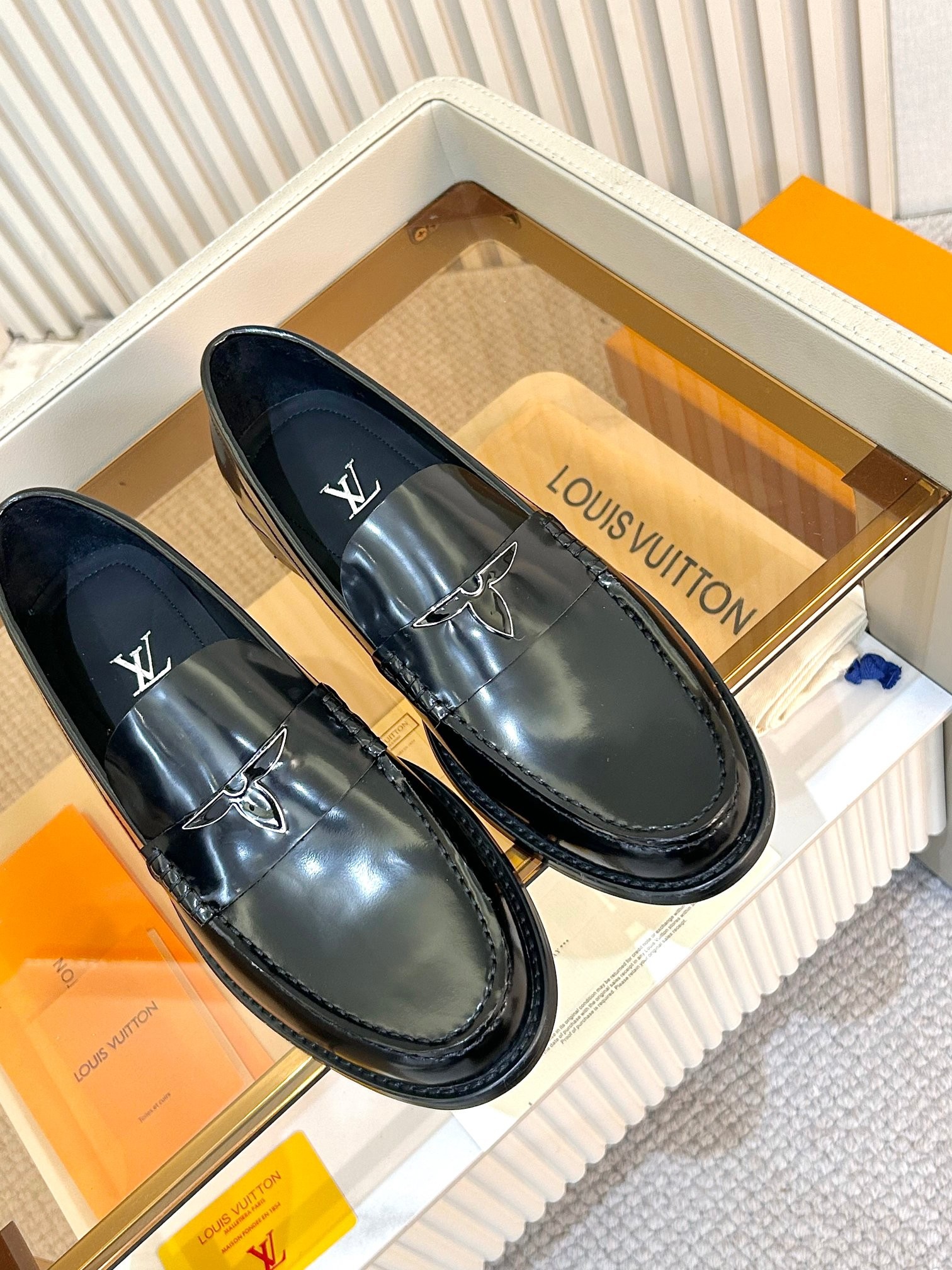 L X V Men's new high qualityLoafers detail 4