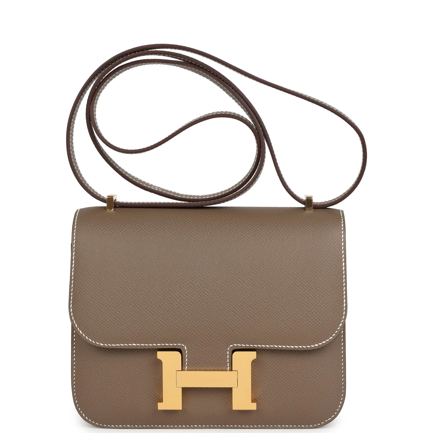 Hermes Constance 18 Etoupe Epsom Gold Hardware