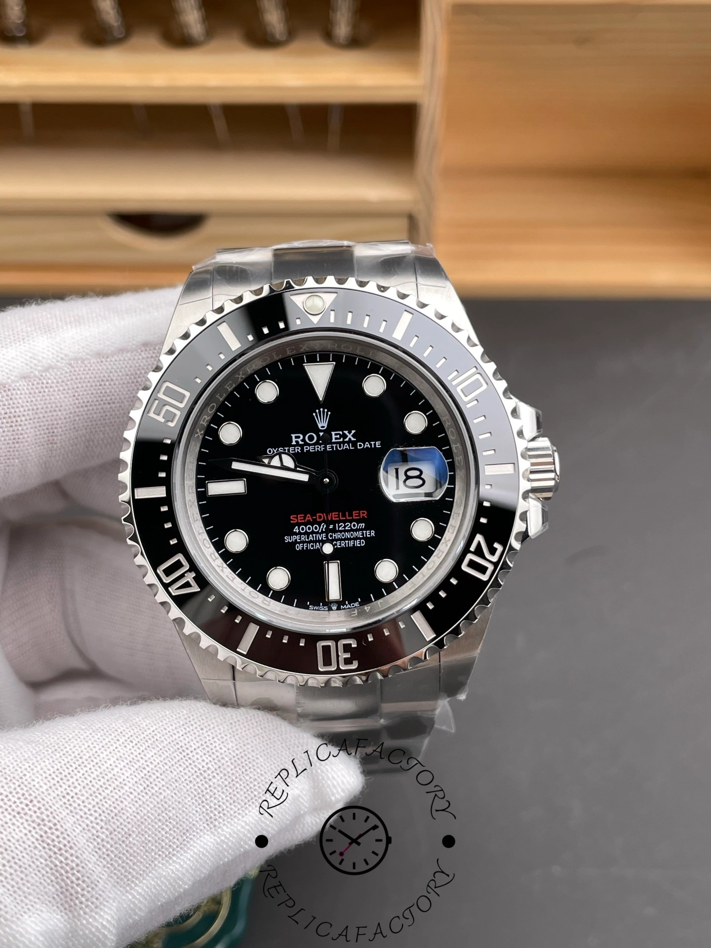Rolex Sea-Dweller 126600 0002 43mm Replica Black Dial Watch