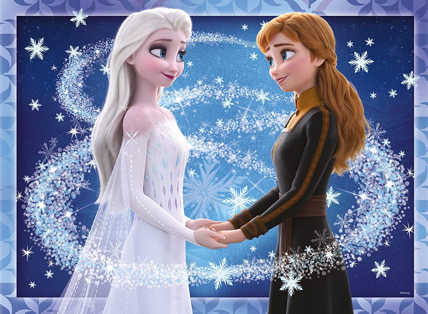 Frozen Anna and Elsa (Glows in the dark) 500 Piece Puzzle