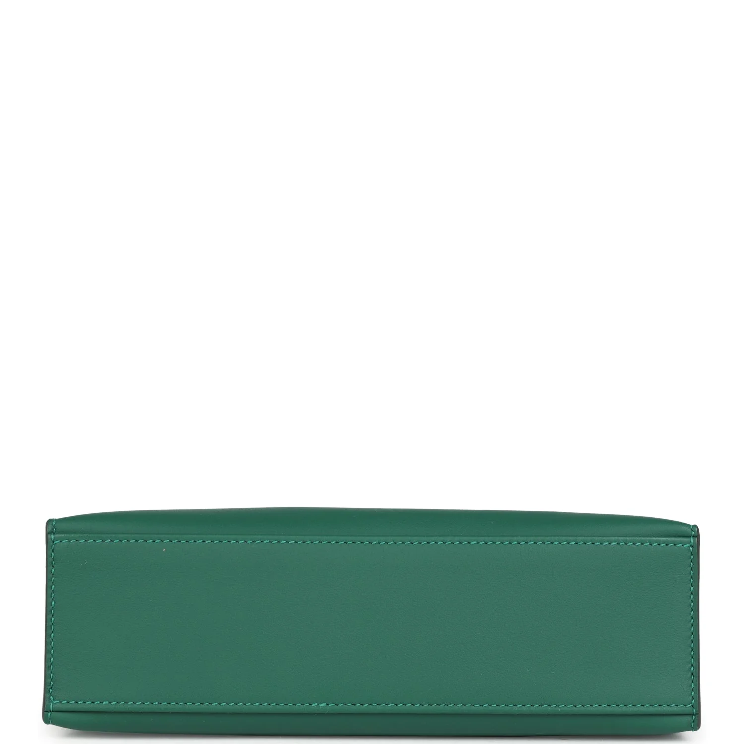 Hermes Kelly Pochette Vert Moyen Swift Palladium Hardware